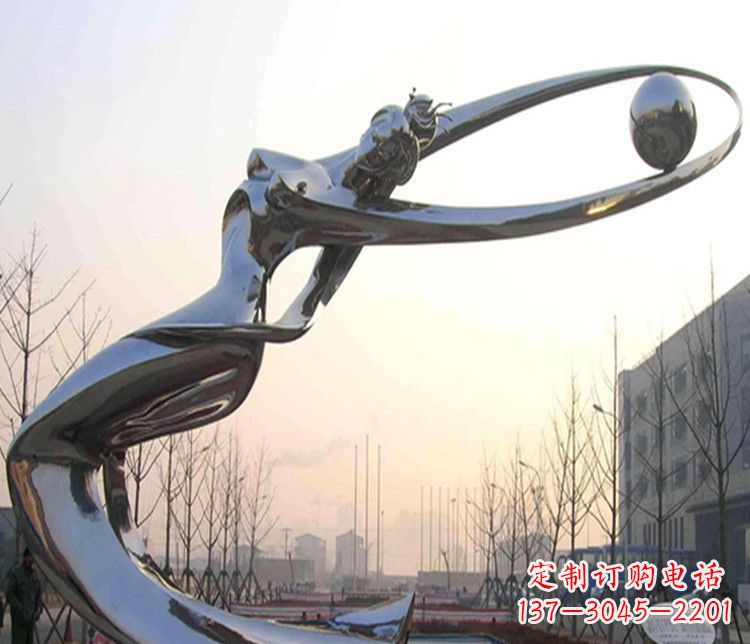 不锈钢人物雕塑 (3)