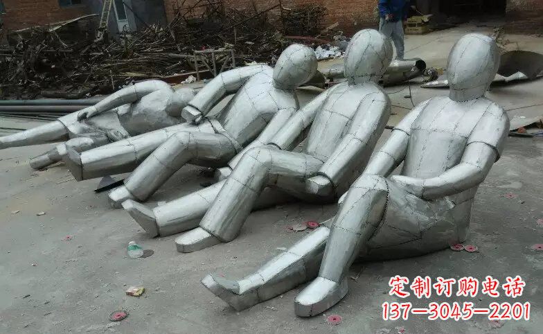 不锈钢人物雕塑 (4)