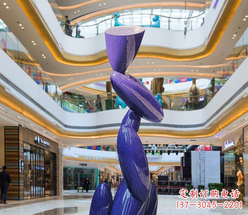 不锈钢商场抽象美陈摆件雕塑