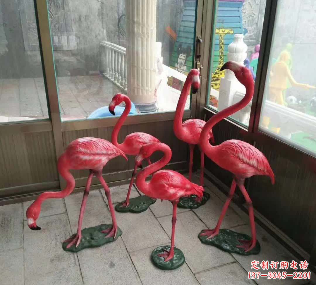火烈鸟雕塑 - 不锈钢/室外/仿真/火烈鸟 火烈鸟雕塑 - 不锈钢/室外/仿真/火烈鸟