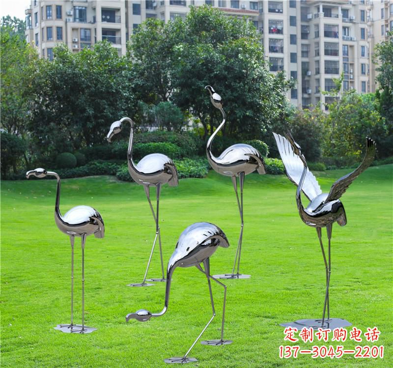 不锈钢仙鹤雕塑——传承中华文化精髓 不锈钢仙鹤雕塑——传承中华文化精髓