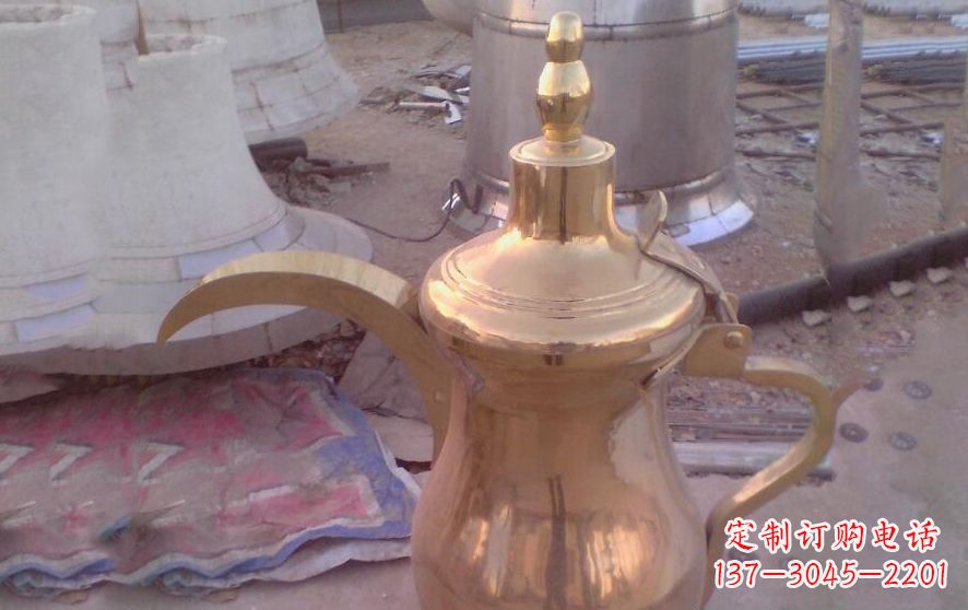 不锈钢水壶摆件景观雕塑