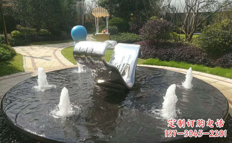 不锈钢水中景观雕塑