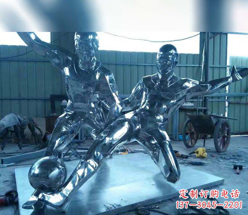 不锈钢足球雕塑:精美的足球景观 不锈钢足球雕塑:精美的足球景观
