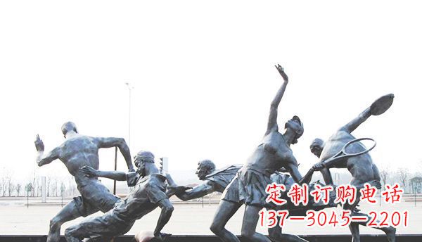 不锈钢体育运动广场雕塑