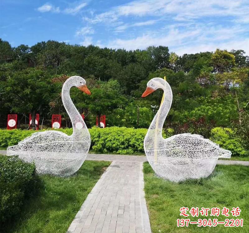 天鹅雕塑 - 不锈钢/天鹅 天鹅雕塑 - 不锈钢/天鹅