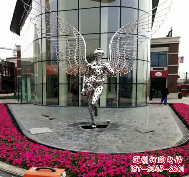 不锈钢/天使-不锈钢天使雕塑2 不锈钢/天使-不锈钢天使雕塑2