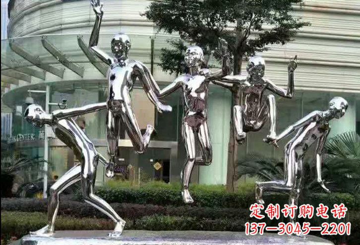 不锈钢/跳跃/儿童-不锈钢跳跃的儿童雕塑 不锈钢/跳跃/儿童-不锈钢跳跃的儿童雕塑