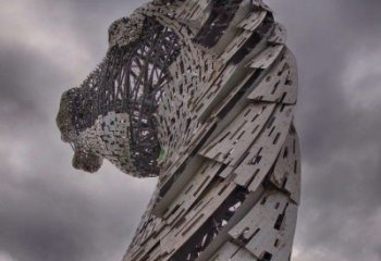 不锈钢马头广场雕塑