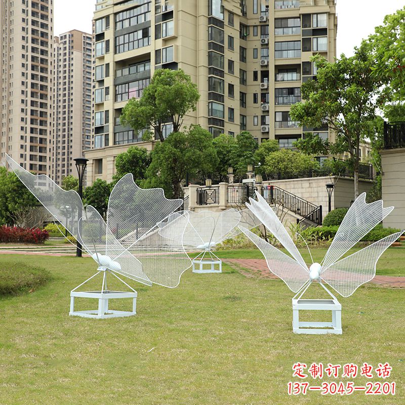 铁艺雕塑 - 不锈钢/铁艺/网格/蝴蝶 铁艺雕塑 - 不锈钢/铁艺/网格/蝴蝶