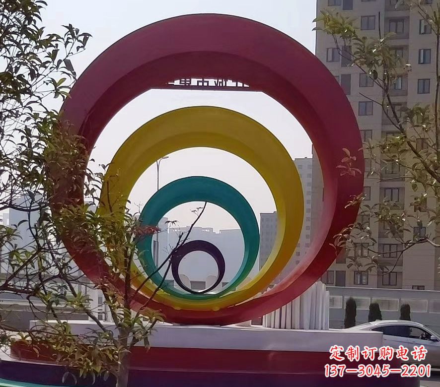 不锈钢文明城市雕塑