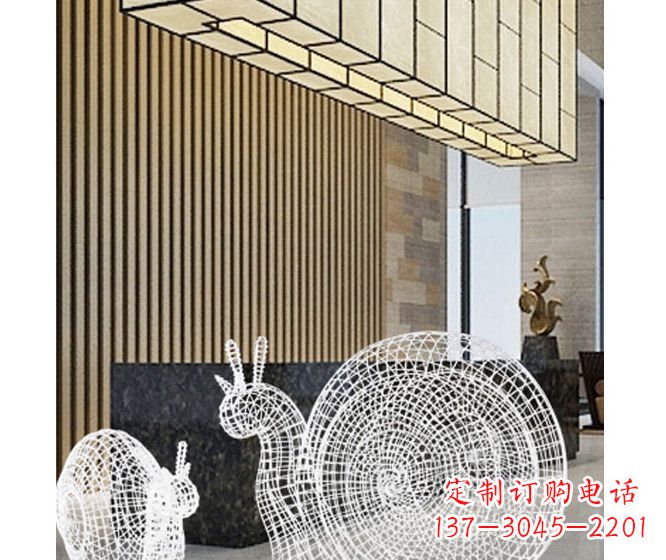 不锈钢蜗牛雕塑:精致多姿 不锈钢蜗牛雕塑:精致多姿