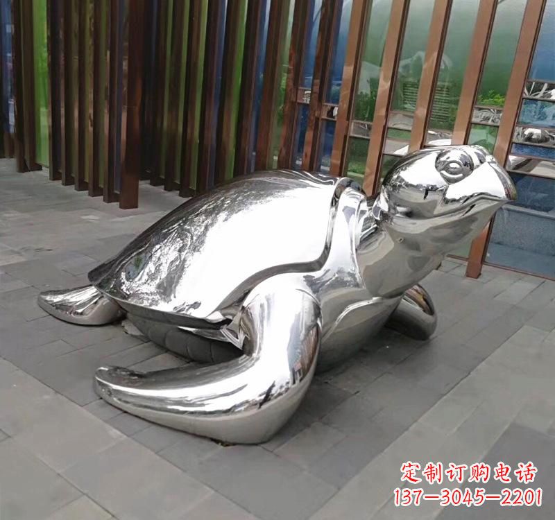 不锈钢乌龟雕塑探索艺术与自然的完美结合 不锈钢乌龟雕塑探索艺术与自然的完美结合