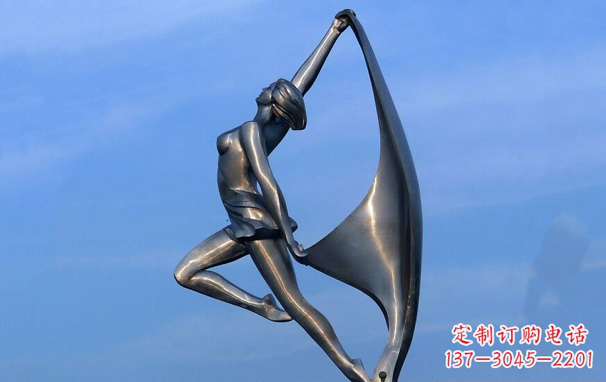 不锈钢舞韵人物雕塑