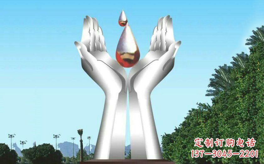 不锈钢惜源景观雕塑