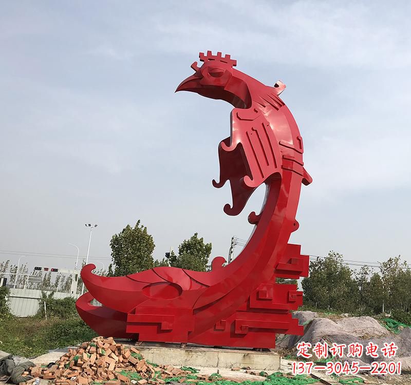 凤凰雕塑 - 不锈钢/现代/广场/凤凰 凤凰雕塑 - 不锈钢/现代/广场/凤凰