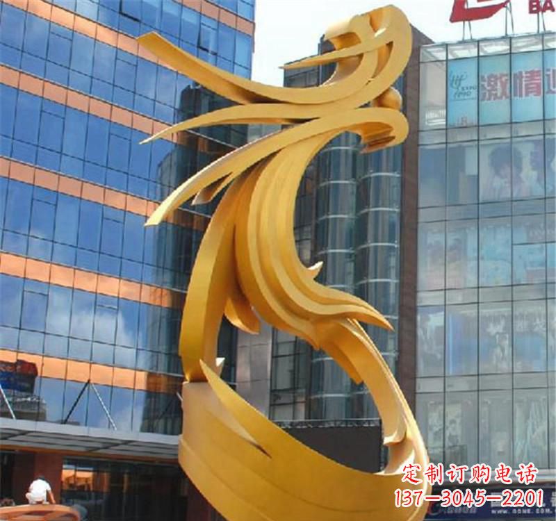 不锈钢现代艺术雕塑
