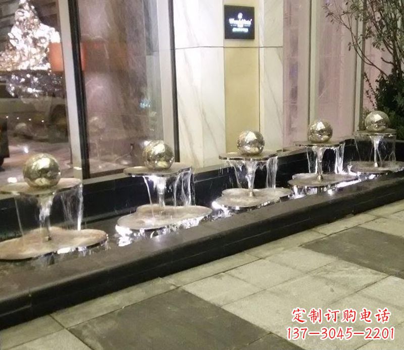 喷泉雕塑 - 不锈钢/喷泉 喷泉雕塑 - 不锈钢/喷泉