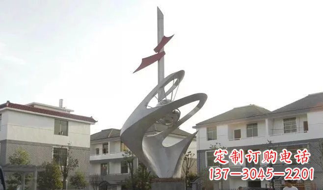 不锈钢小区和平雕塑