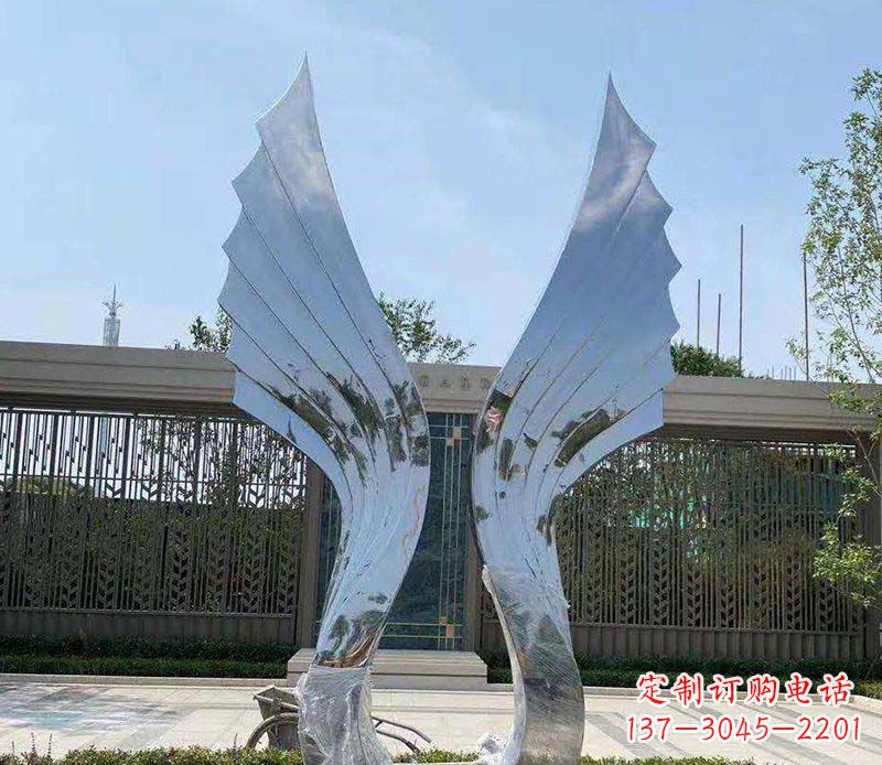 不锈钢小区景观雕塑1