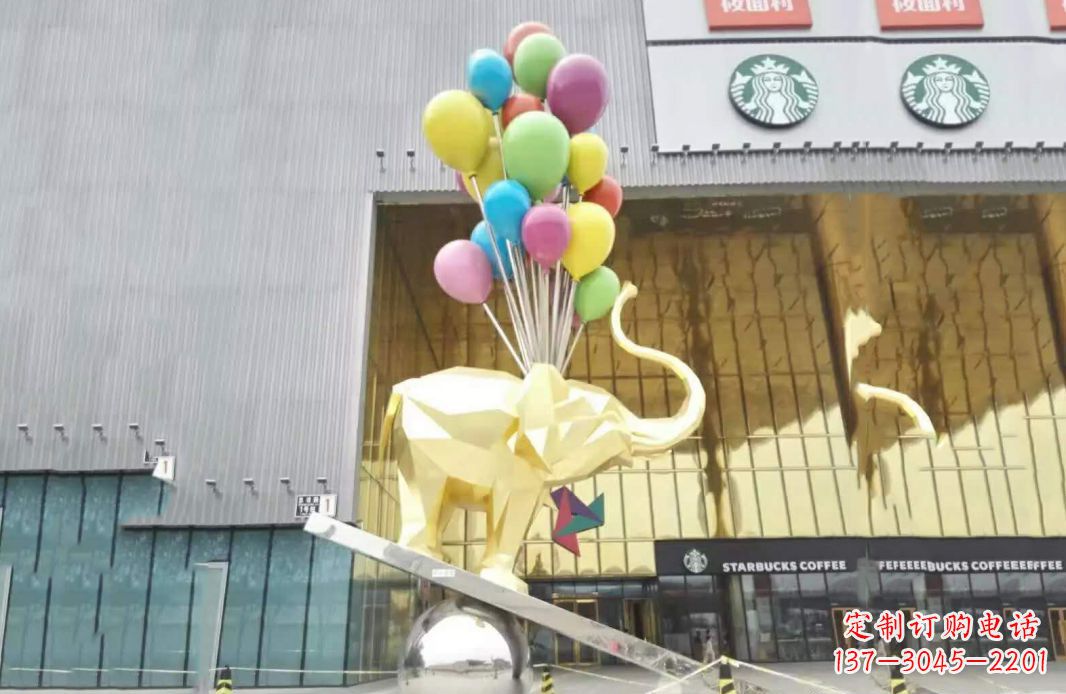 小象雕塑 - 不锈钢/小象/景观 小象雕塑 - 不锈钢/小象/景观
