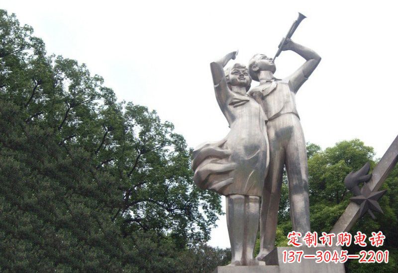 小学生雕塑 - 不锈钢/小学生 小学生雕塑 - 不锈钢/小学生