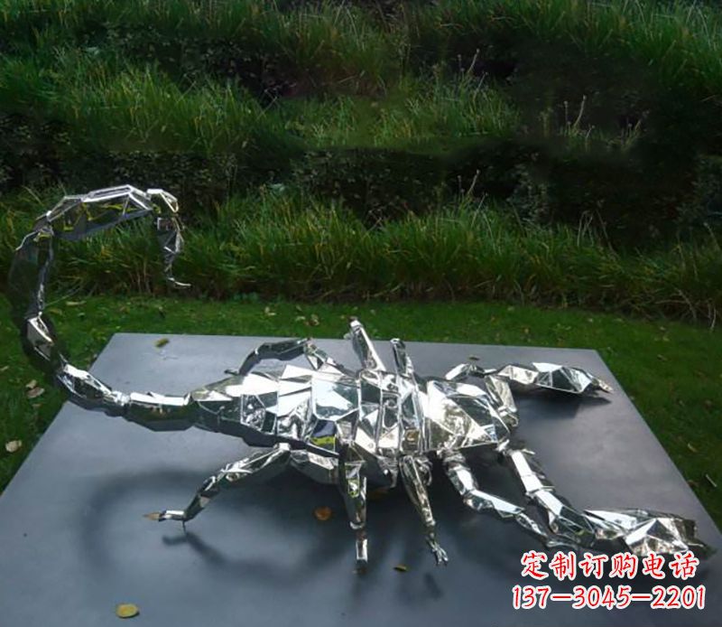 不锈钢蝎子雕塑精致且充满魅力 不锈钢蝎子雕塑精致且充满魅力