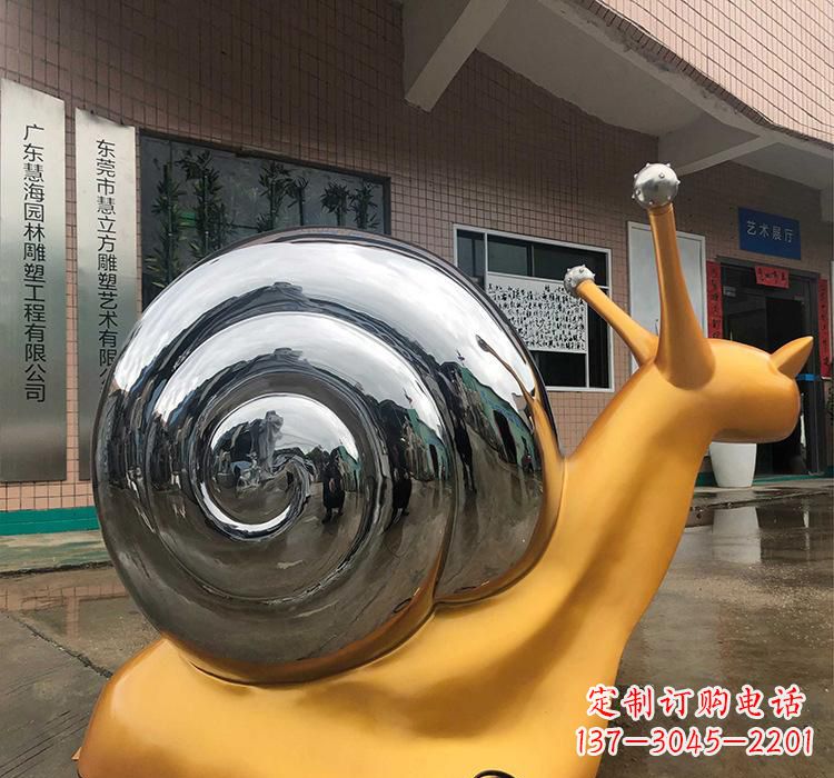 蜗牛雕塑 - 不锈钢/艺术/动物/蜗牛 蜗牛雕塑 - 不锈钢/艺术/动物/蜗牛