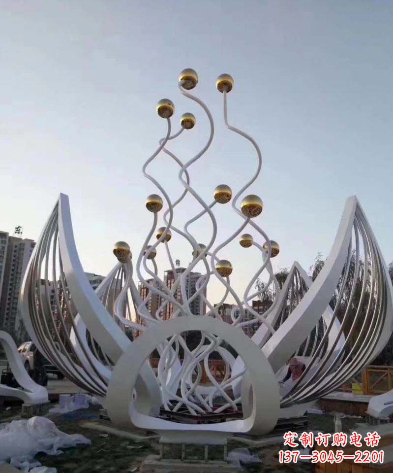 不锈钢艺术景观雕塑1