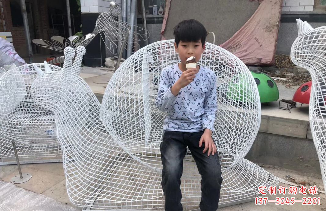 座椅雕塑 - 不锈钢/艺术/蜗牛/座椅 座椅雕塑 - 不锈钢/艺术/蜗牛/座椅