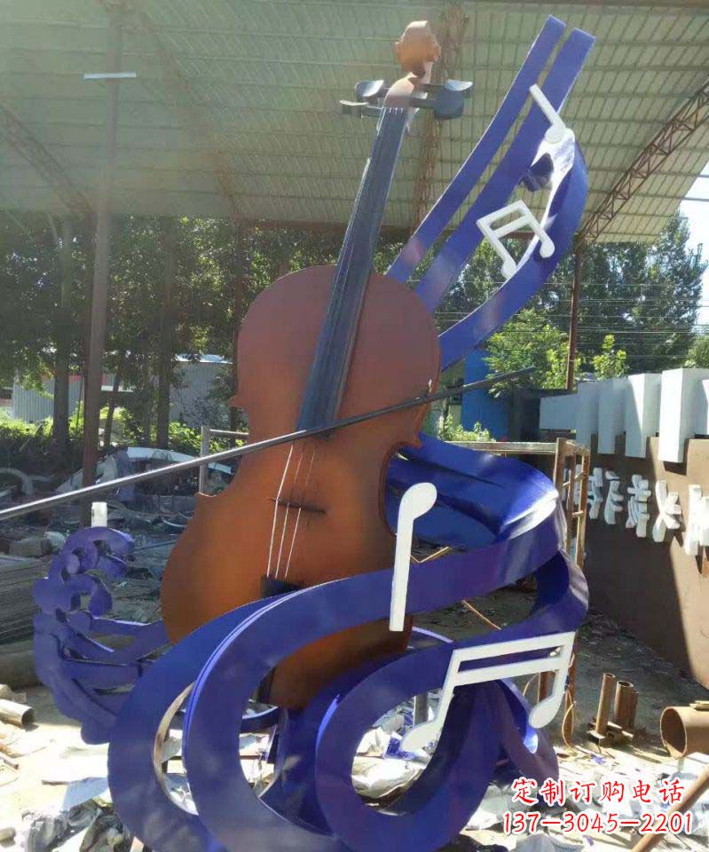 不锈钢音符将音乐融入生活 不锈钢音符将音乐融入生活