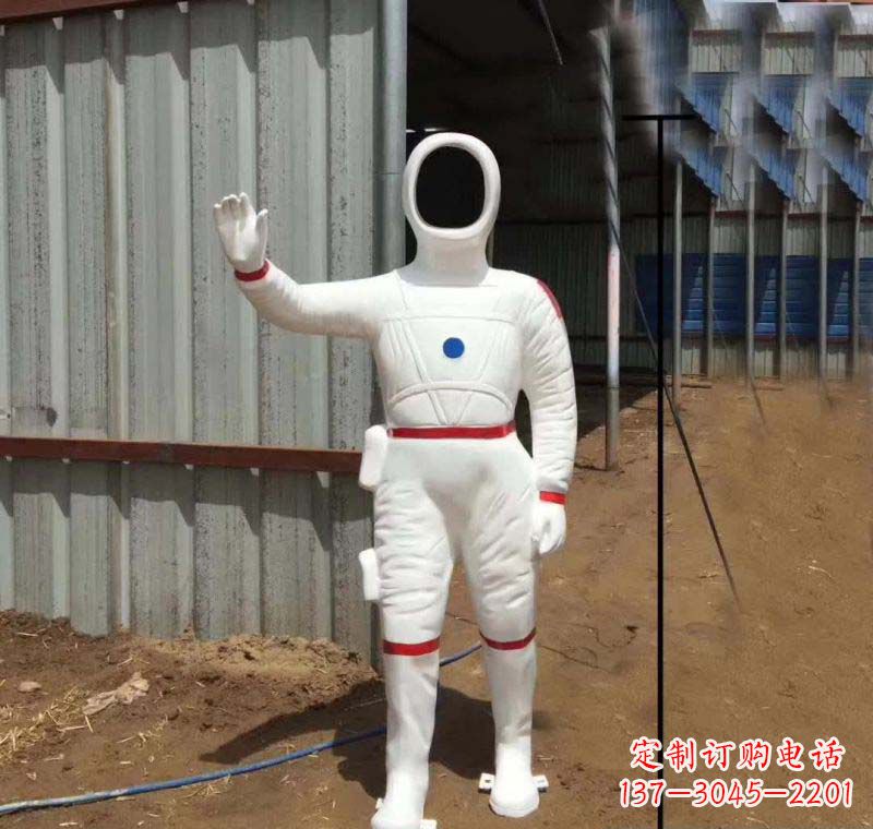 不锈钢宇航员人物雕塑1