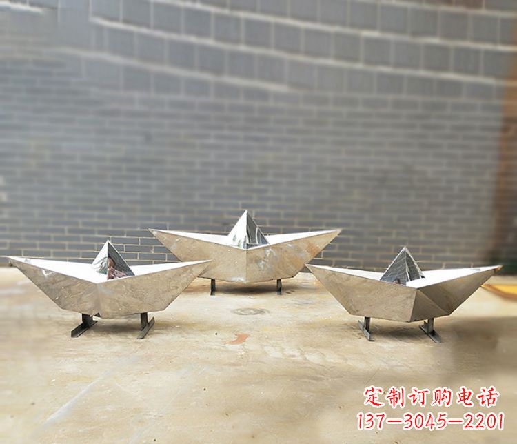 元宝雕塑 - 不锈钢/元宝 元宝雕塑 - 不锈钢/元宝