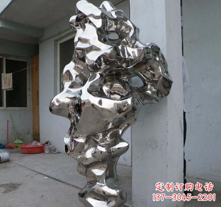 不锈钢园林景观太湖石雕塑