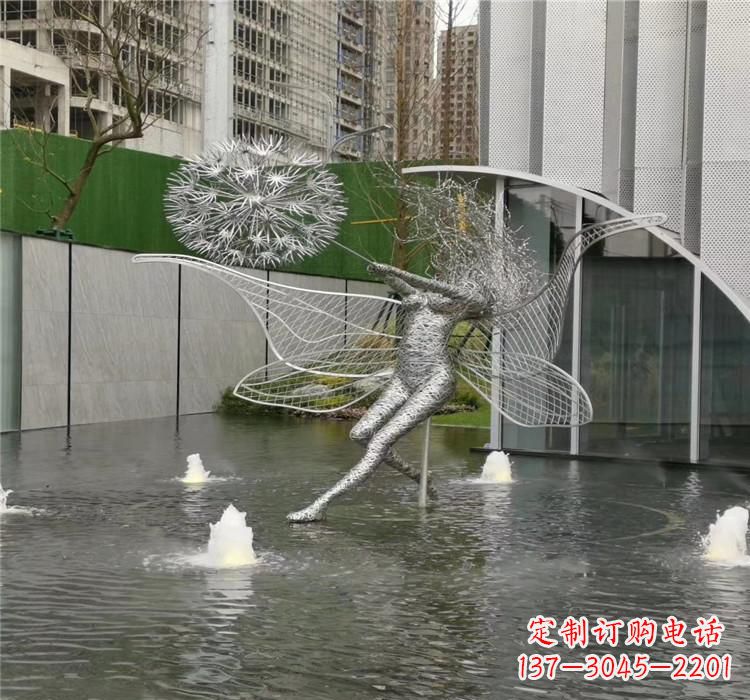 蒲公英雕塑 - 不锈钢/园林/蒲公英 蒲公英雕塑 - 不锈钢/园林/蒲公英
