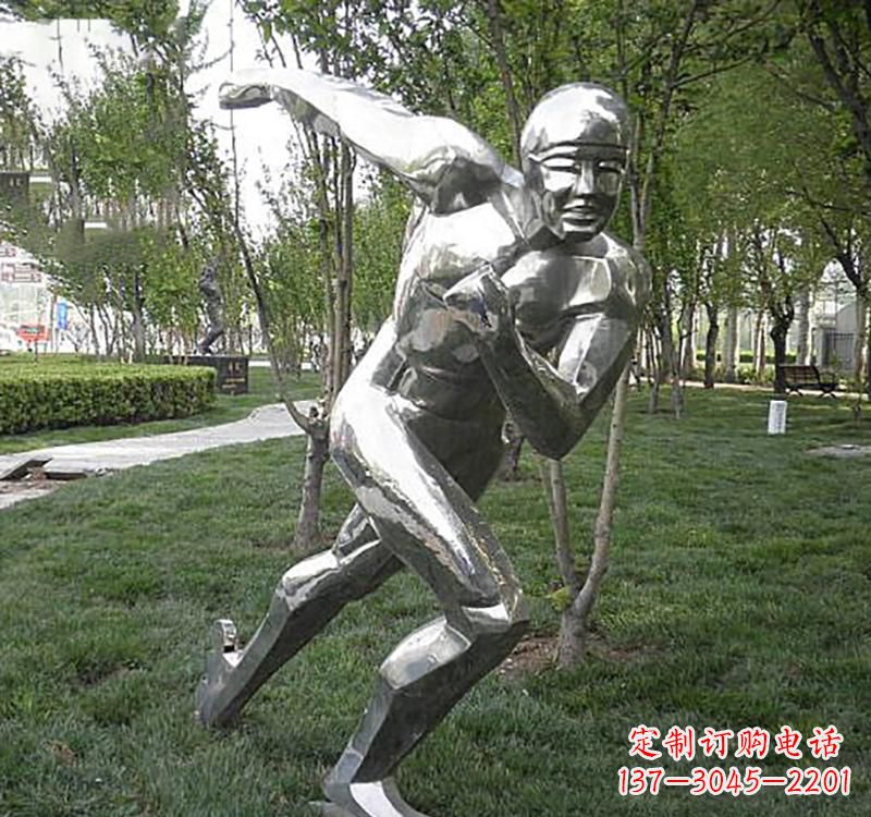 不锈钢园林艺术人物雕塑