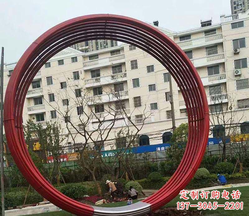 圆环雕塑 - 不锈钢/圆环 圆环雕塑 - 不锈钢/圆环