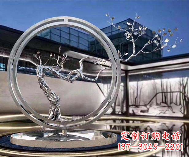 圆环雕塑 - 不锈钢/圆环/景观 圆环雕塑 - 不锈钢/圆环/景观
