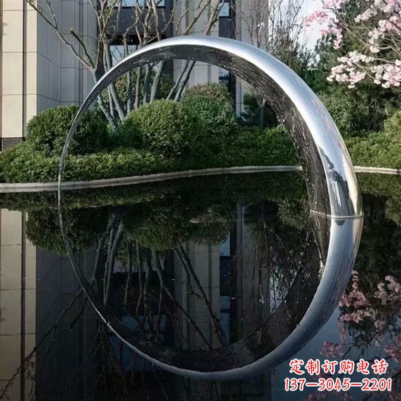 不锈钢月亮水景景观