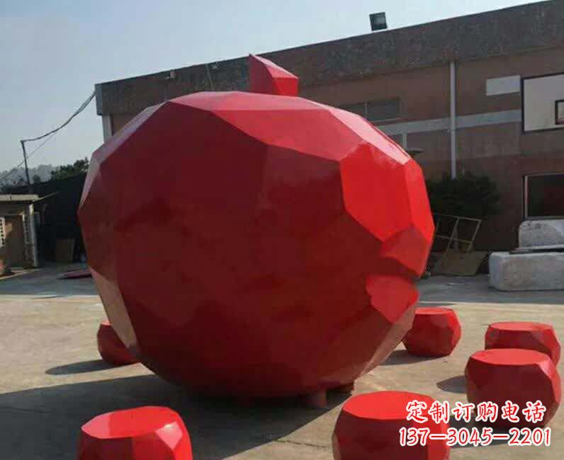 不锈钢造型景观坐凳雕塑