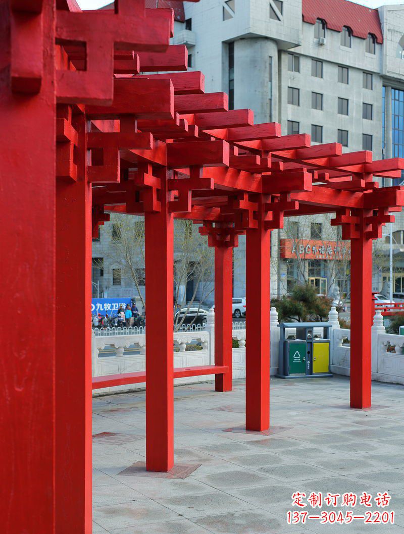 长廊雕塑 - 不锈钢/长廊/公园/景观 长廊雕塑 - 不锈钢/长廊/公园/景观