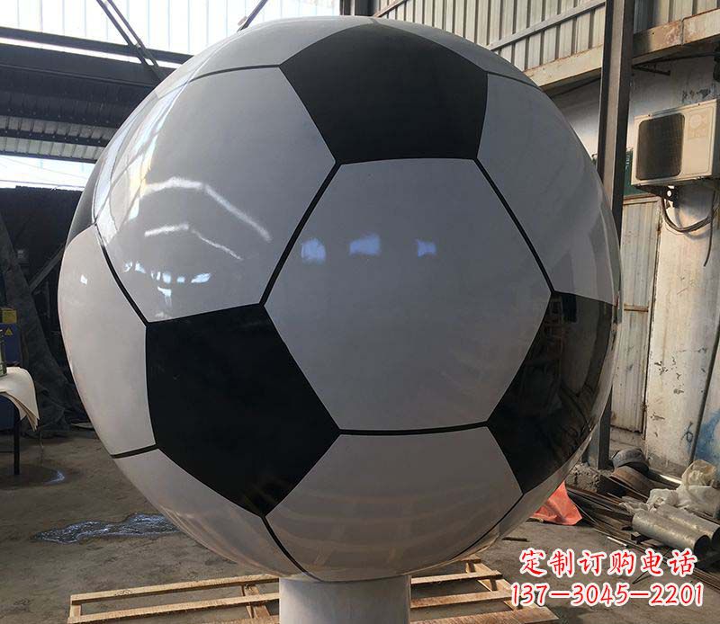 不锈钢/足球-不锈钢足球雕塑 不锈钢/足球-不锈钢足球雕塑