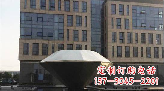 不锈钢钻石景观雕塑