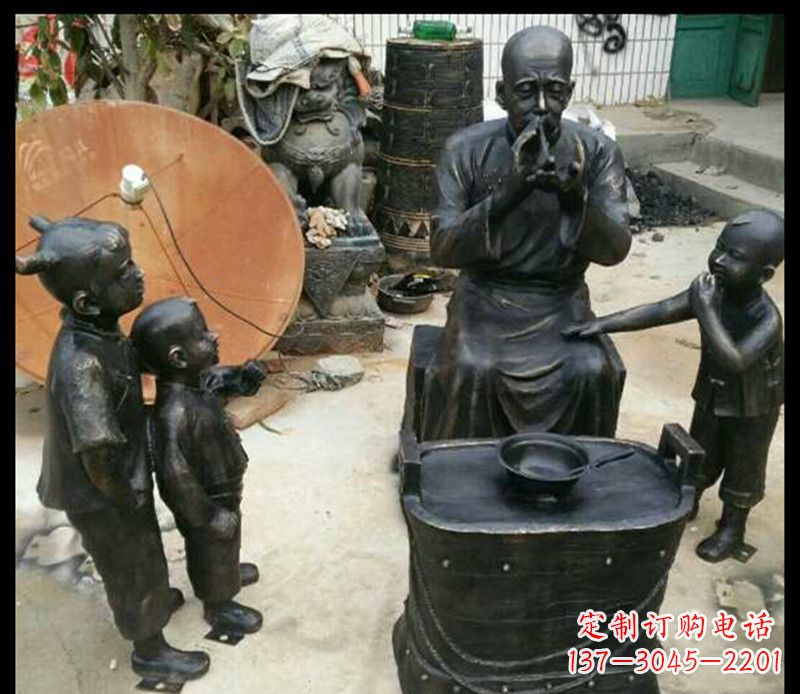 糖果街上的铜雕精灵 糖果街上的铜雕精灵