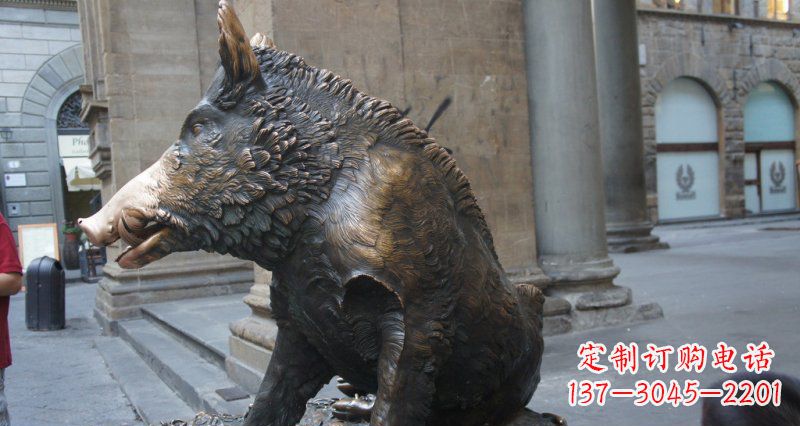 步行街/野猪/景观/铜雕-步行街野猪景观铜雕 步行街/野猪/景观/铜雕-步行街野猪景观铜雕