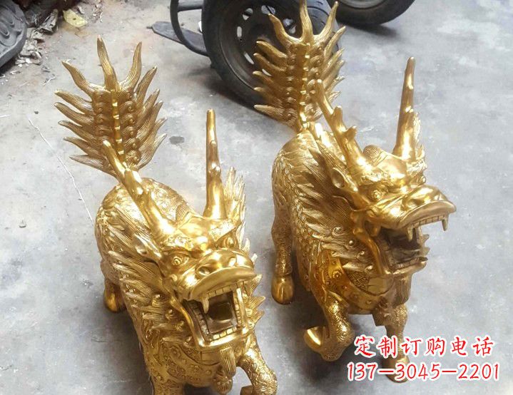 麒麟雕塑东方之瑰宝 麒麟雕塑东方之瑰宝