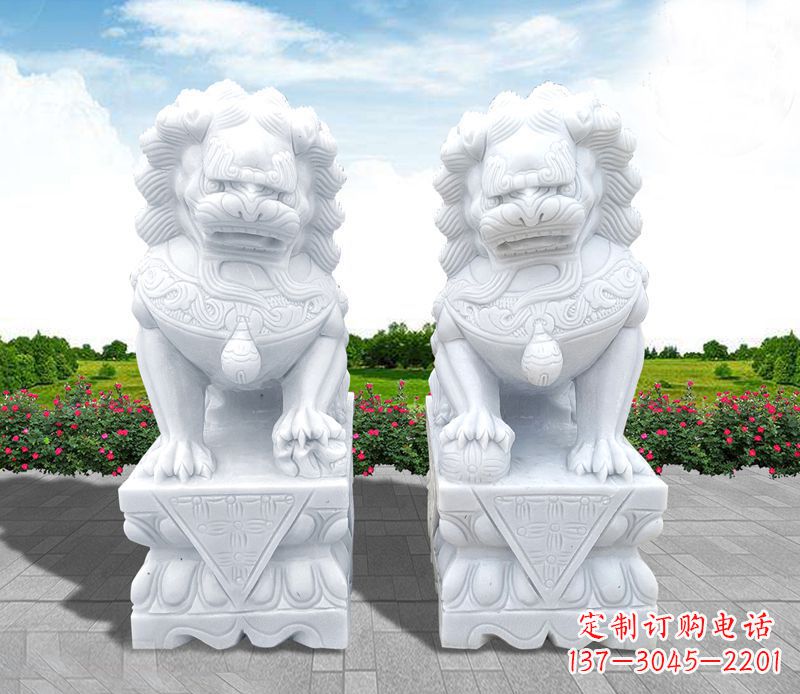 狮子雕塑招财福运的象征 狮子雕塑招财福运的象征