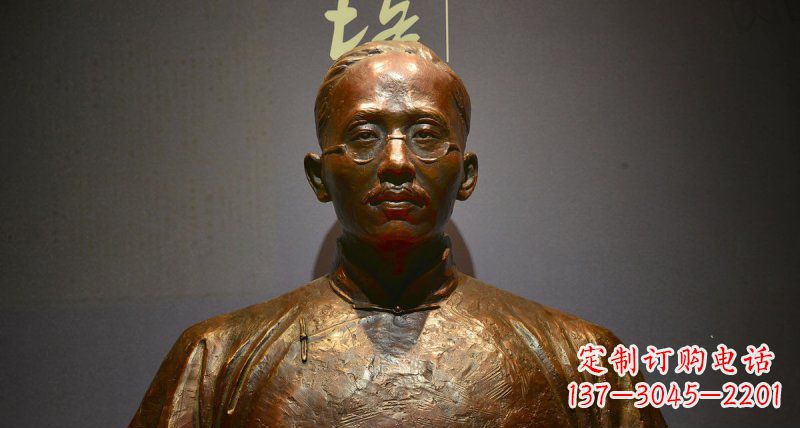 蔡元培先生名人胸像铜雕
