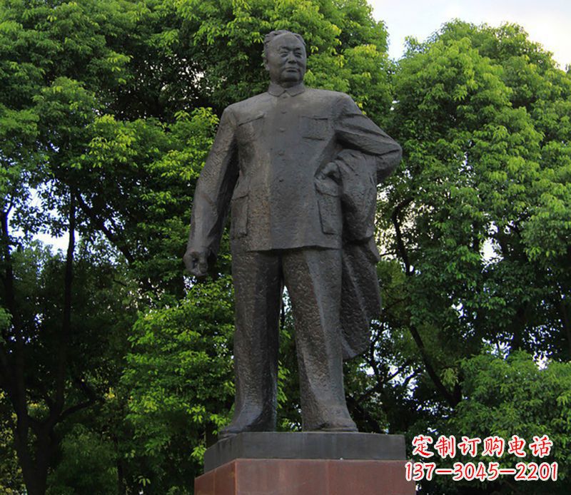 陈毅元帅铜雕