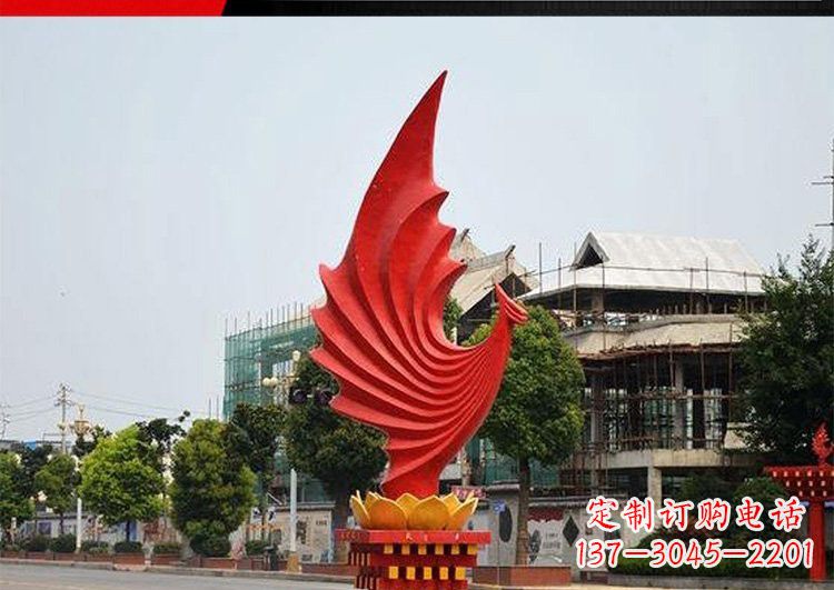 凤凰雕塑 - 城市/不锈钢/抽象/凤凰 凤凰雕塑 - 城市/不锈钢/抽象/凤凰